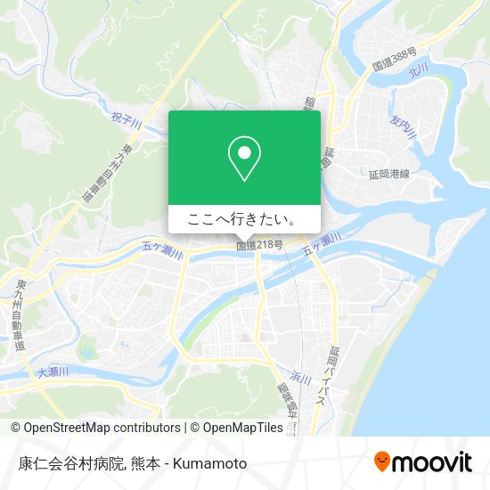 康仁会谷村病院地図