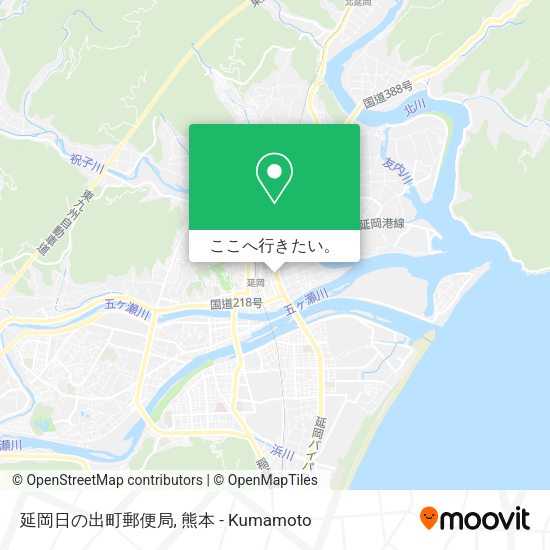 延岡日の出町郵便局地図
