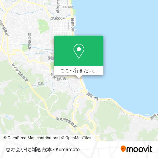 恵寿会小代病院地図