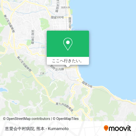 恵愛会中村病院地図