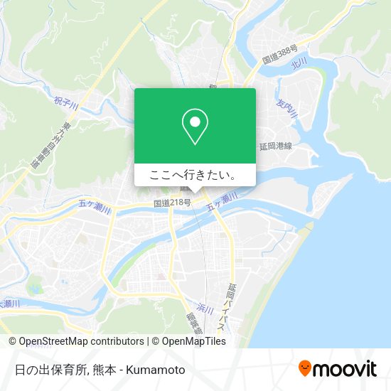 日の出保育所地図