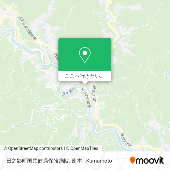 日之影町国民健康保険病院地図