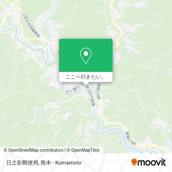 日之影郵便局地図