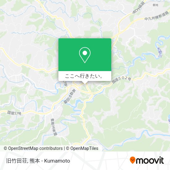 旧竹田荘地図