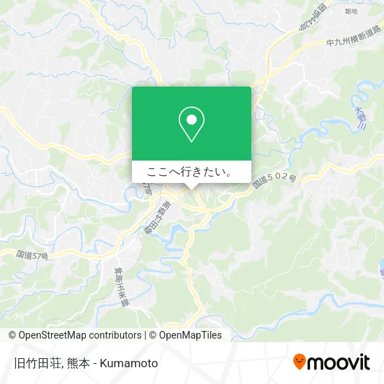 旧竹田荘地図