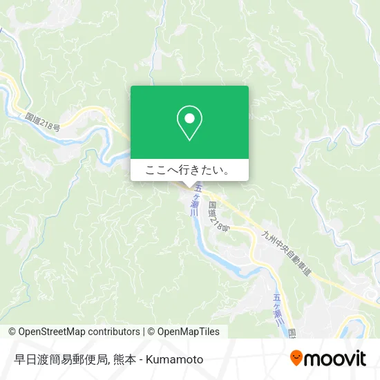 早日渡簡易郵便局地図