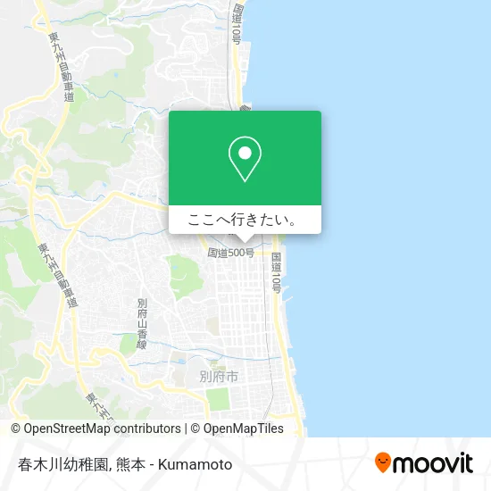 春木川幼稚園地図