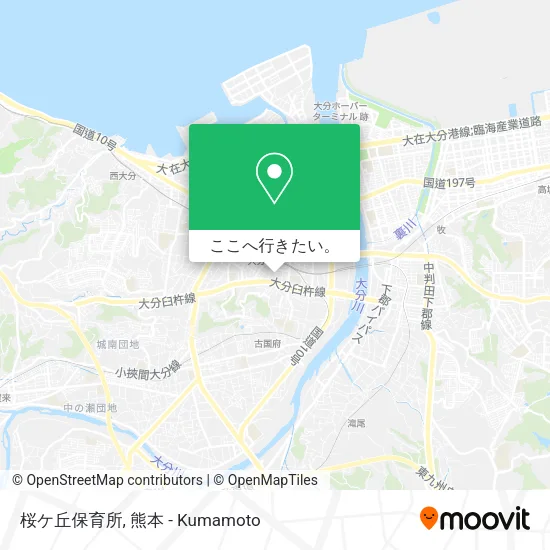 桜ケ丘保育所地図