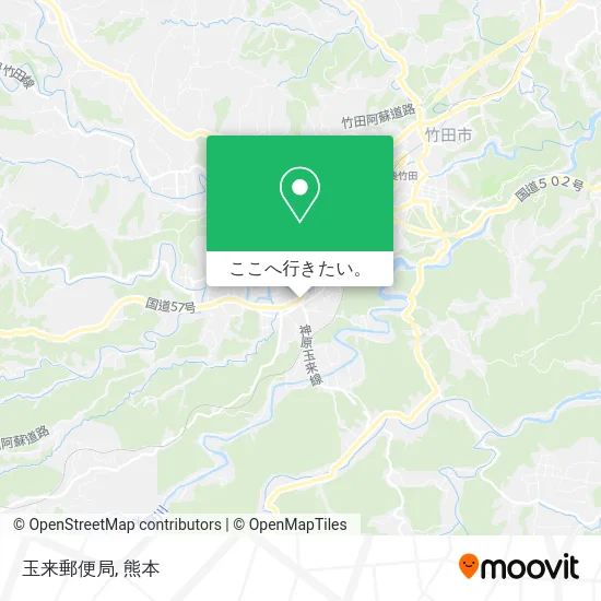 玉来郵便局地図