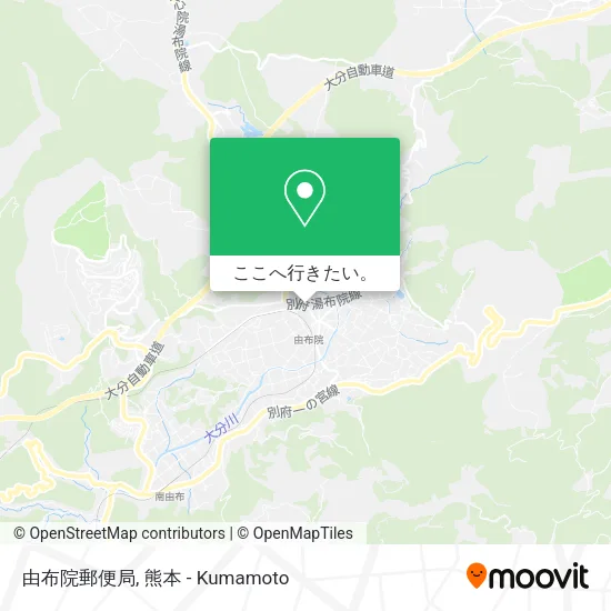 由布院郵便局地図