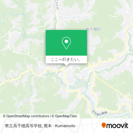 県立高千穂高等学校地図