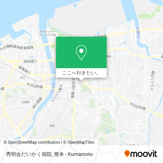 秀明会だいかく病院地図