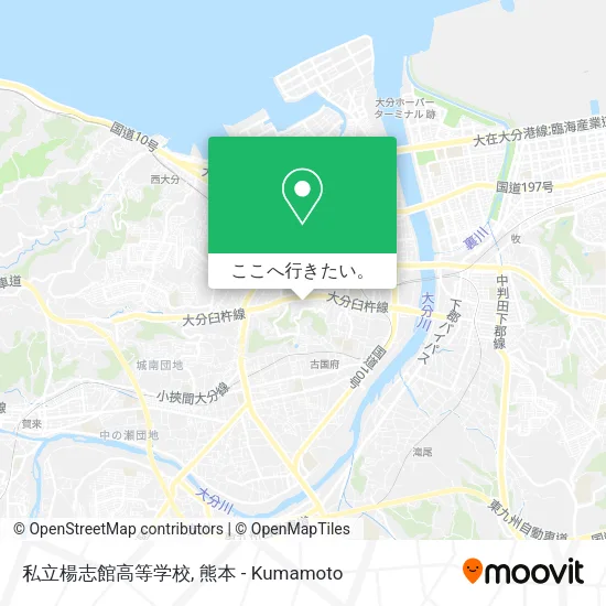 私立楊志館高等学校地図