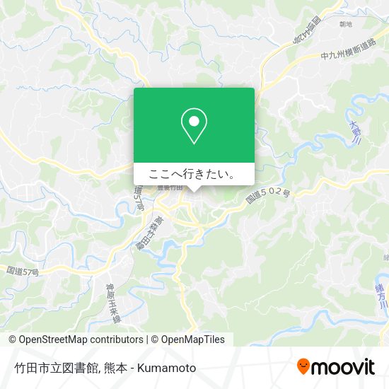 竹田市立図書館地図