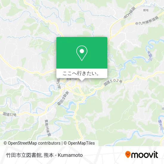 竹田市立図書館地図