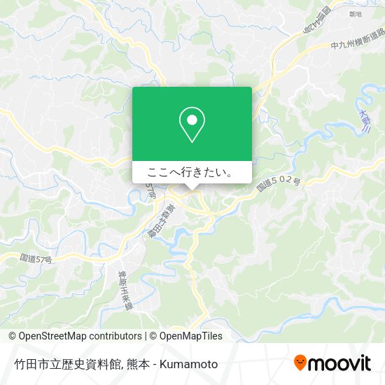 竹田市立歴史資料館地図
