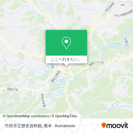 竹田市立歴史資料館地図