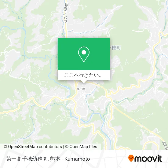 第一高千穂幼稚園地図