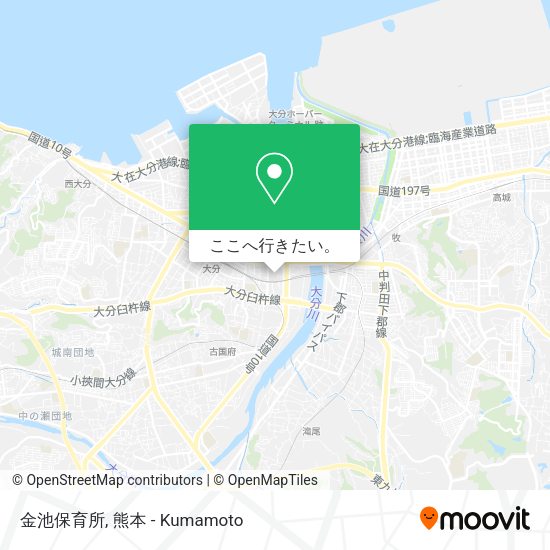 金池保育所地図