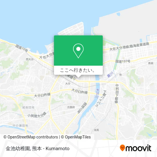 金池幼稚園地図