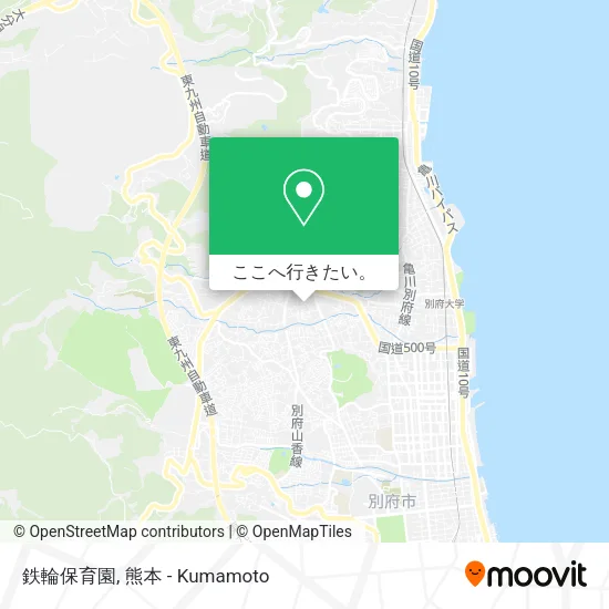 鉄輪保育園地図
