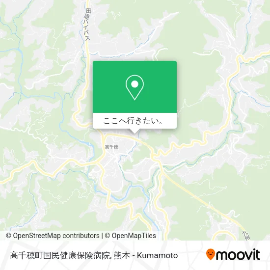 高千穂町国民健康保険病院地図