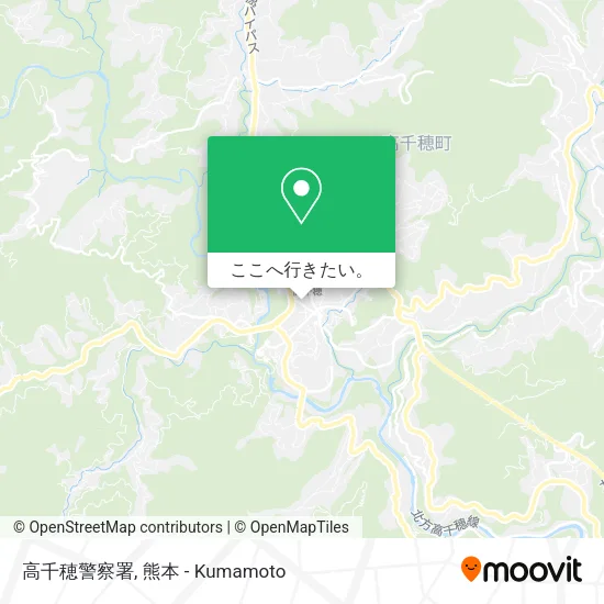 高千穂警察署地図