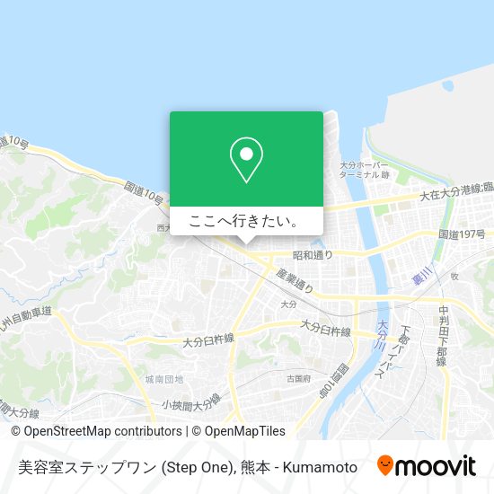 美容室ステップワン (Step One)地図