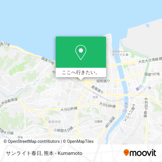 サンライト春日地図