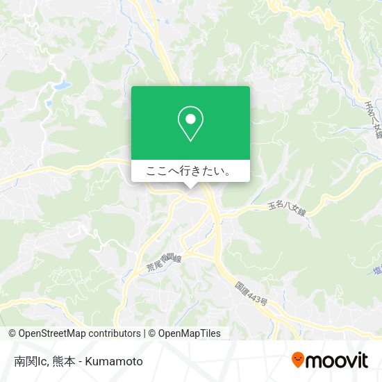 南関Ic地図