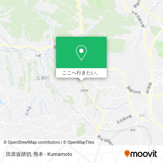 田原坂踏切地図