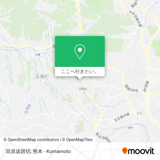 田原坂踏切地図