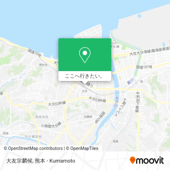 大友宗麟候地図