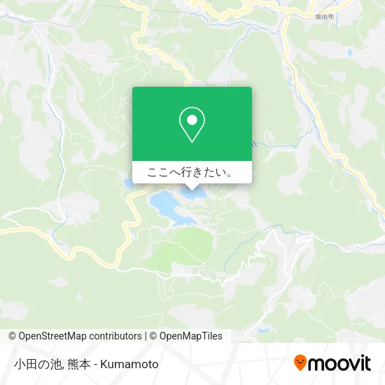 小田の池地図
