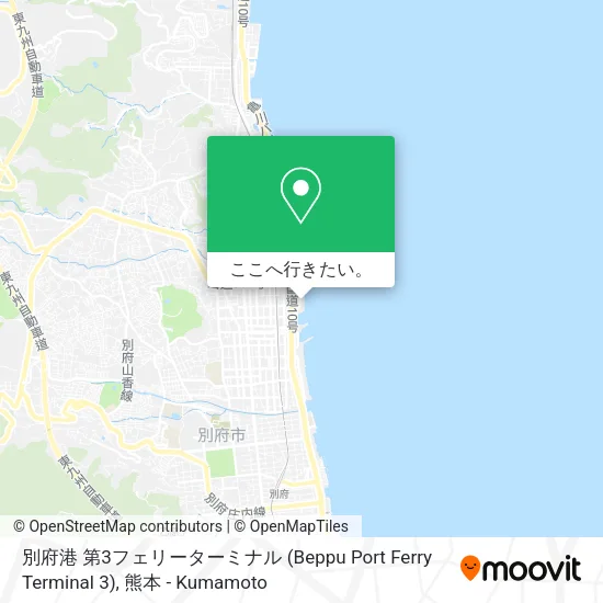 別府港 第3フェリーターミナル (Beppu Port Ferry Terminal 3)地図