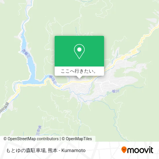 もとゆの森駐車場地図