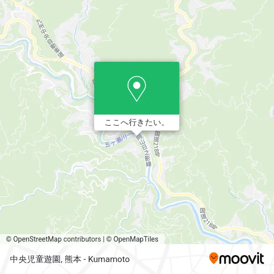 中央児童遊園地図