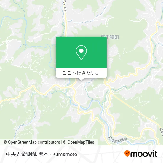 中央児童遊園地図