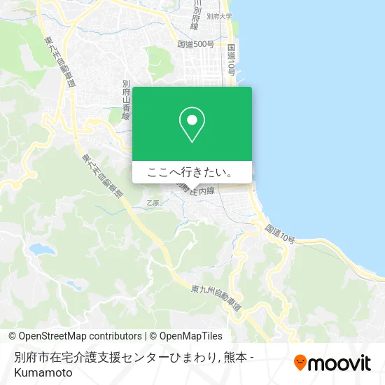 別府市在宅介護支援センターひまわり地図