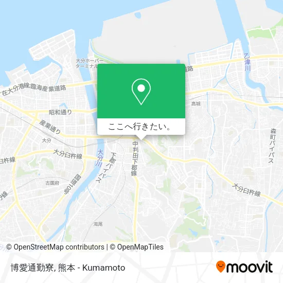 博愛通勤寮地図