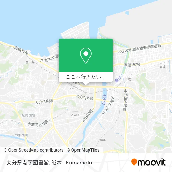 大分県点字図書館地図