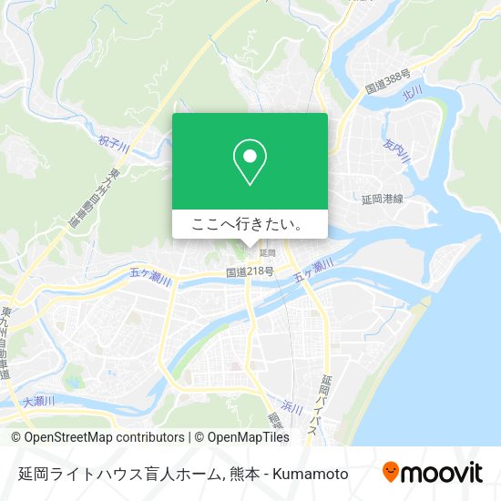 延岡ライトハウス盲人ホーム地図