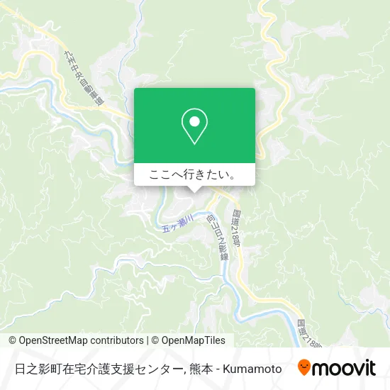 日之影町在宅介護支援センター地図