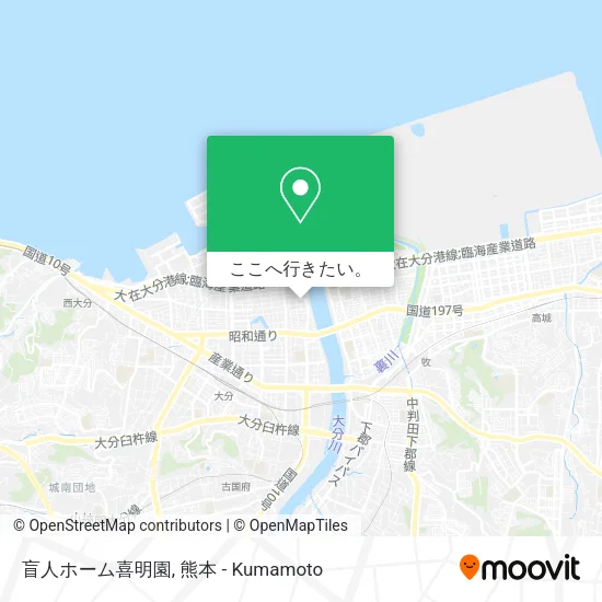 盲人ホーム喜明園地図