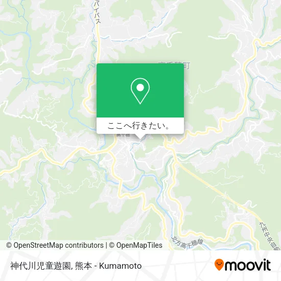 神代川児童遊園地図