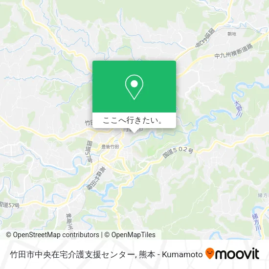 竹田市中央在宅介護支援センター地図