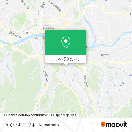うぐいす荘地図