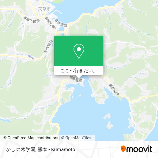 かしの木学園地図