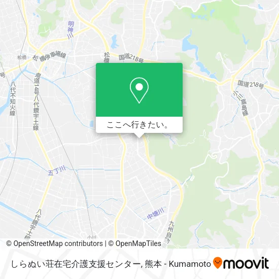 しらぬい荘在宅介護支援センター地図