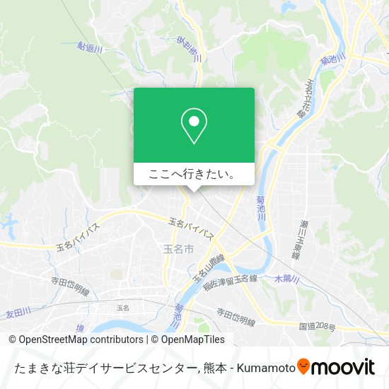 たまきな荘デイサービスセンター地図